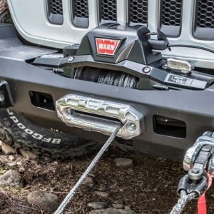 WARN Industries Winch Fairlead, Epic ™, Hawse Style, For Epic Series Winches, 1 Inch Thickness, Polished, Forged Billet Aluminum – 100660