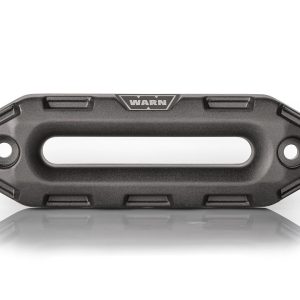 WARN Industries Winch Fairlead, Epic ™, Hawse Style, For Epic Series Winches, 1-1/2 Inch Thickness, Gunmetal Gray, Forged Billet Aluminum – 100725