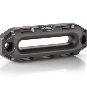 WARN Industries Winch Fairlead, Epic ™, Hawse Style, For Epic Series Winches, 1-1/2 Inch Thickness, Gunmetal Gray, Forged Billet Aluminum – 100725