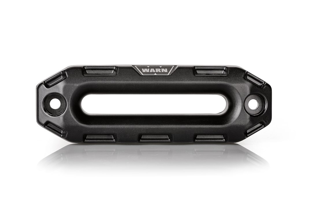 WARN Industries Winch Fairlead, Epic ™, Hawse Style, For Epic Series Winches, 1-1/2 Inch Thickness, Black, Forged Billet Aluminum – 100730
