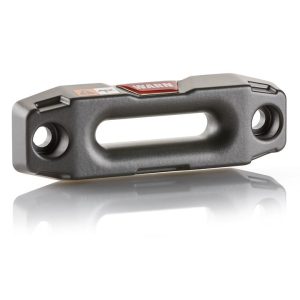WARN Industries Winch Fairlead, Epic ™, Hawse Style, Short, For Axon 3500 and Axon 4500 Rc Winches, Gunmetal Powder Coated, Aluminum – 100967