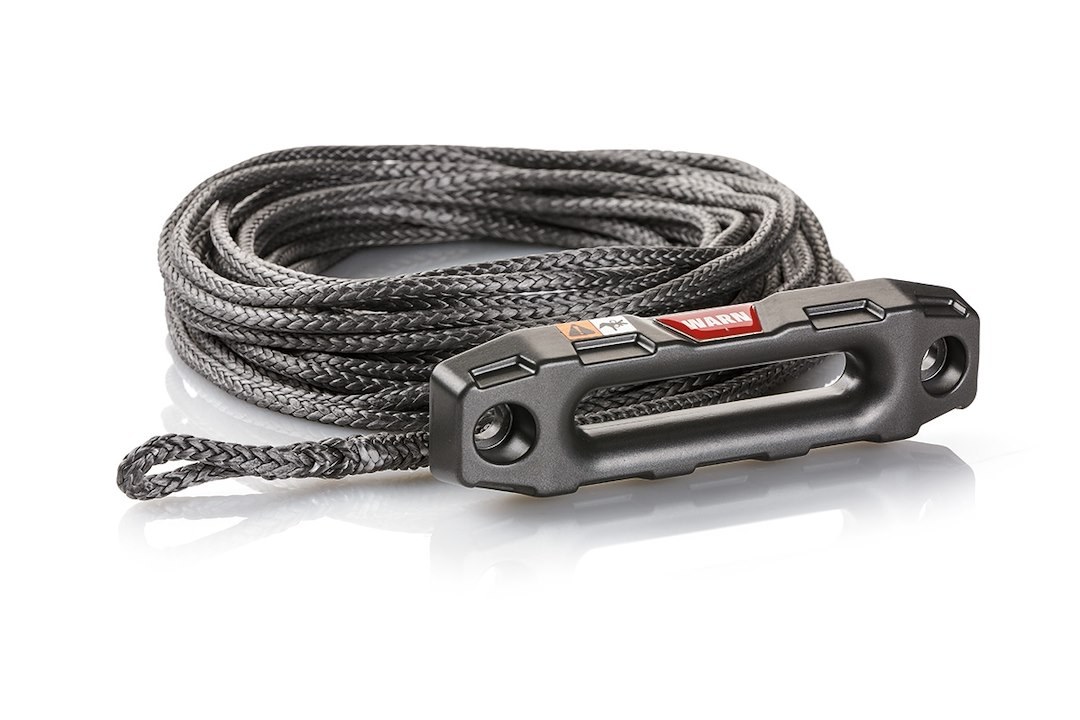 WARN Industries Winch Cable, Synthetic Rope Upgrade Kit for Warn Vrx 2500/ Vrx 3500/ Axon 3500 Winches – 100969