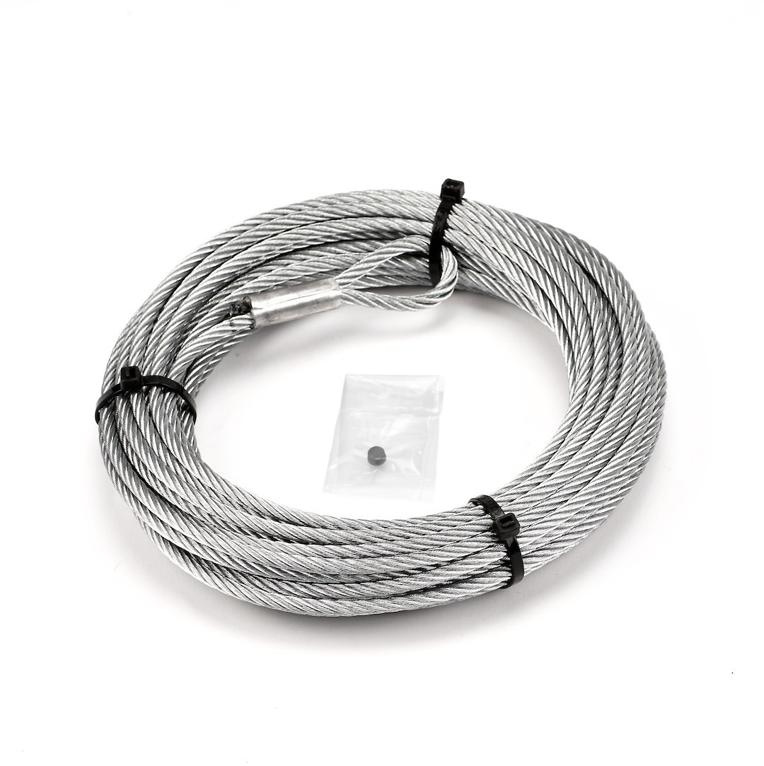 WARN Industries Winch Cable, Wire Rope for Warn Vrx 3500 and Axon 3500 Winches, 7/32 Inch Diameter X 50 Foot Length – 100972