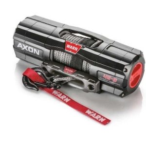 WARN Industries Winch, Axon, Vehicle Mounted, Large Atvs and Side by Sides, Waterproof, 12 Volt, 4500 Pound Line Pull Capacity – 101140