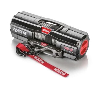WARN Industries Winch, Axon, Vehicle Mounted, Large Atvs and Side by Sides, Waterproof, 12 Volt, 4500 Pound Line Pull Capacity – 101140