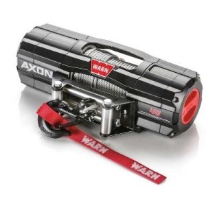WARN Industries Winch, Axon, Vehicle Mounted, Large Atvs and Side by Sides, Waterproof, 12 Volt, 4500 Pound Line Pull Capacity – 101145