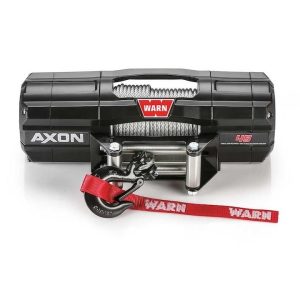 WARN Industries Winch, Axon, Vehicle Mounted, Large Atvs and Side by Sides, Waterproof, 12 Volt, 4500 Pound Line Pull Capacity – 101145