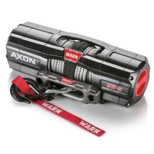 WARN Industries Winch, Axon, Vehicle Mounted, Large Atvs and Side by Sides, Waterproof, 12 Volt, 5500 Pound Line Pull Capacity – 101150