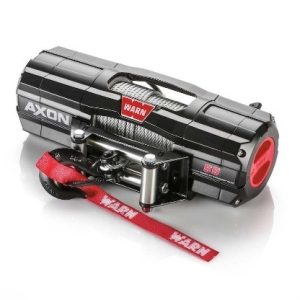 WARN Industries Winch, Axon, Vehicle Mounted, Large Atvs and Side by Sides, Waterproof, 12 Volt, 5500 Pound Line Pull Capacity – 101155