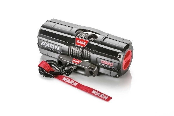 WARN Industries Winch, Axon, Vehicle Mounted, Large Atvs and Side by Sides, Waterproof, 12 Volt, 4500 Pound Line Pull Capacity – 101240