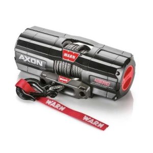 WARN Industries Winch, Axon, Vehicle Mounted, Large Atvs and Side by Sides, Waterproof, 12 Volt, 4500 Pound Line Pull Capacity – 101240
