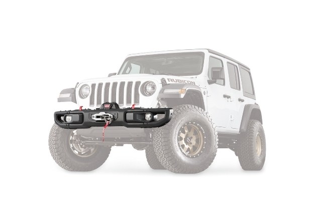 WARN Industries Winch Mount, For Use with Zeon/ Zeon Platinum/ Vr/ M8/ XD9 Winches, Fixed Mount, Powder Coated, Black – 101255
