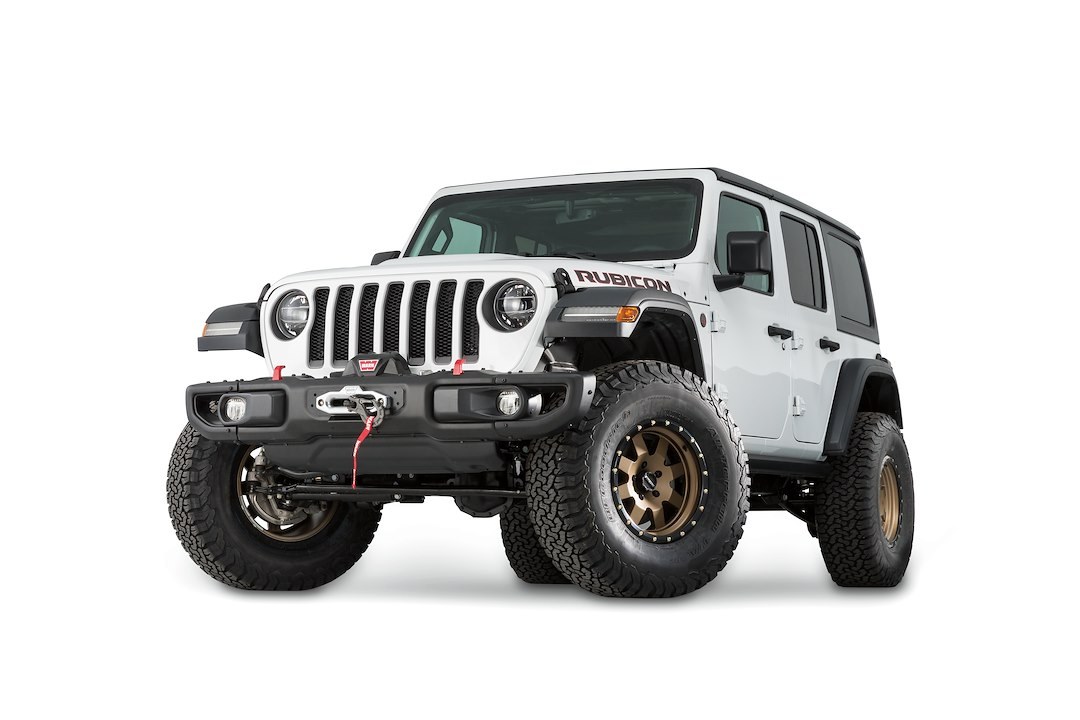 WARN Industries Winch Mount, For Use with Zeon/ Zeon Platinum/ Vr/ M8/ XD9 Winches, Fixed Mount, Powder Coated, Black – 101255