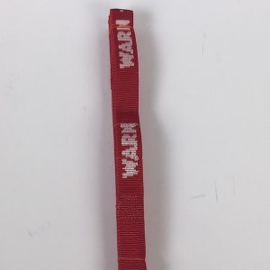 WARN Industries Winch Hook Strap, Red, Warn Logo, Pack of 100 – 101554