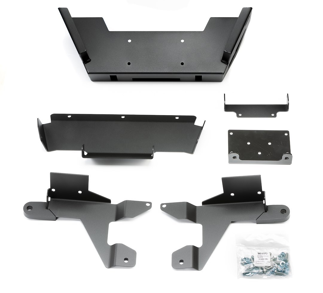 WARN Industries Winch Mount, For Warn Powersports Winches, Powder Coated, Steel – 101694