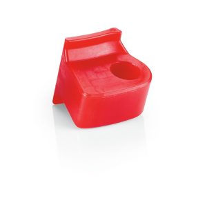 WARN Industries Winch Cable Shackle Isolator, Epic Hyperlink, For Epic Hyperlink Shackle, Polyurethane, Red, Single – 102045