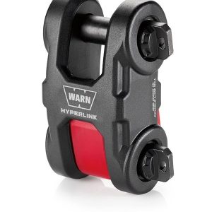 WARN Industries Winch Cable Shackle Isolator, Epic Hyperlink, For Epic Hyperlink Shackle, Polyurethane, Red, Single – 102045