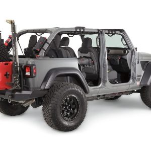 WARN Industries Gear Bag, Full Size, Attaches to Passenger Grab Handle, Black, Vinyl – 102644