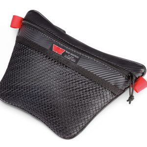 WARN Industries Gear Bag, Slim, Attaches to Passenger Grab Handle, Black, Vinyl – 102646