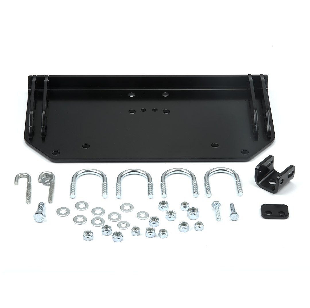 WARN Industries Snow Plow Mount, Center Kit, Black, Includes Mounting Bracket and Hardware. Requires Base Tube Assembly. See Required Parts – 102770