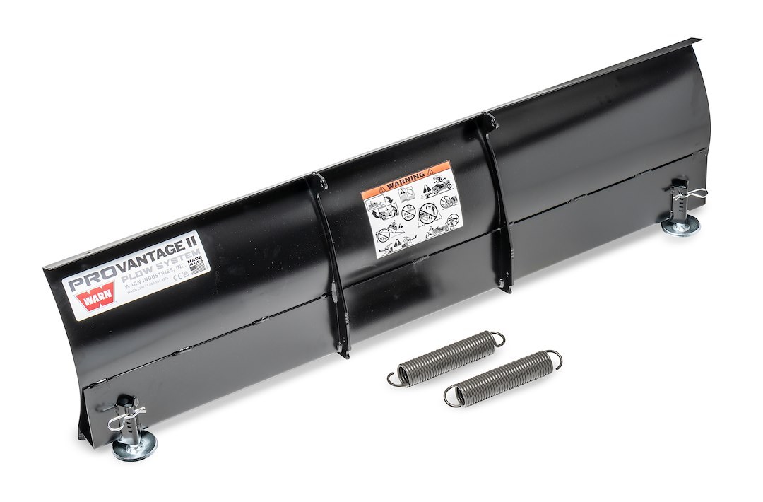 WARN Industries Snow Plow, Provantage II, 54 Inch Length, Straight Blade, Powder Coated, Black, Steel – 103754
