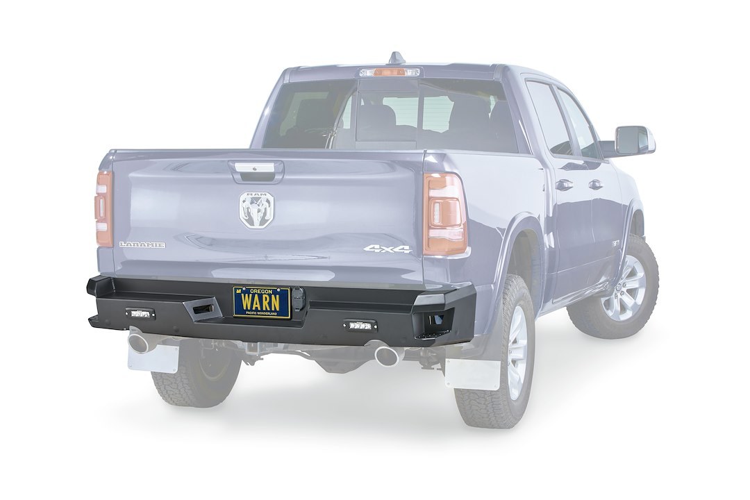 WARN Industries Bumper, Ascent, Direct-Fit, With 6 Inch Flush-Mount Lights Cutout – 104823