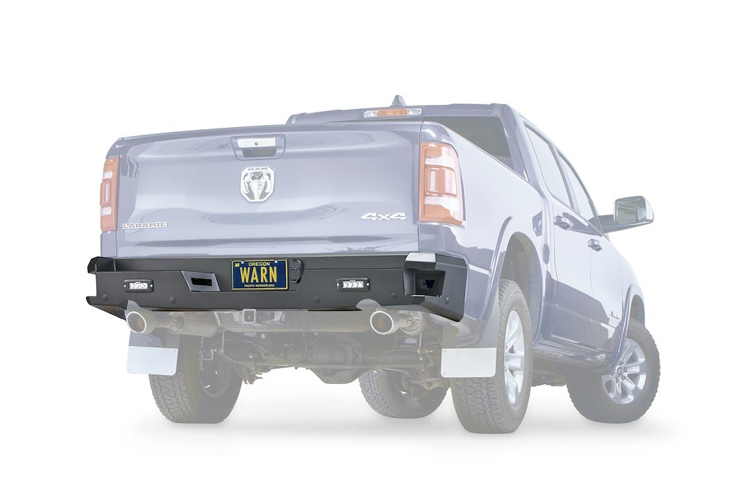 WARN Industries Bumper, Ascent, Direct-Fit, With 6 Inch Flush-Mount Lights Cutout – 104823