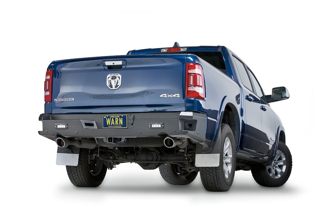 WARN Industries Bumper, Ascent, Direct-Fit, With 6 Inch Flush-Mount Lights Cutout – 104823