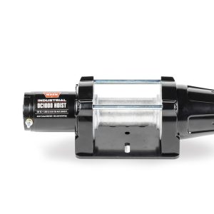 WARN Industries Winch, Industrial Hoist, DC1000, 12 Volt Electric, 1000 Pound Line Pull Capacity, Without Rope, Without Fairlead – 105101
