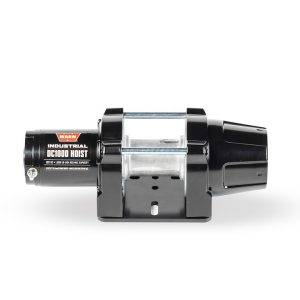 WARN Industries Winch, Industrial Hoist, DC1000, Short Drum, 12 Volt Electric, 1000 Pound Line Pull Capacity, Without Rope, Without Fairlead – 105151