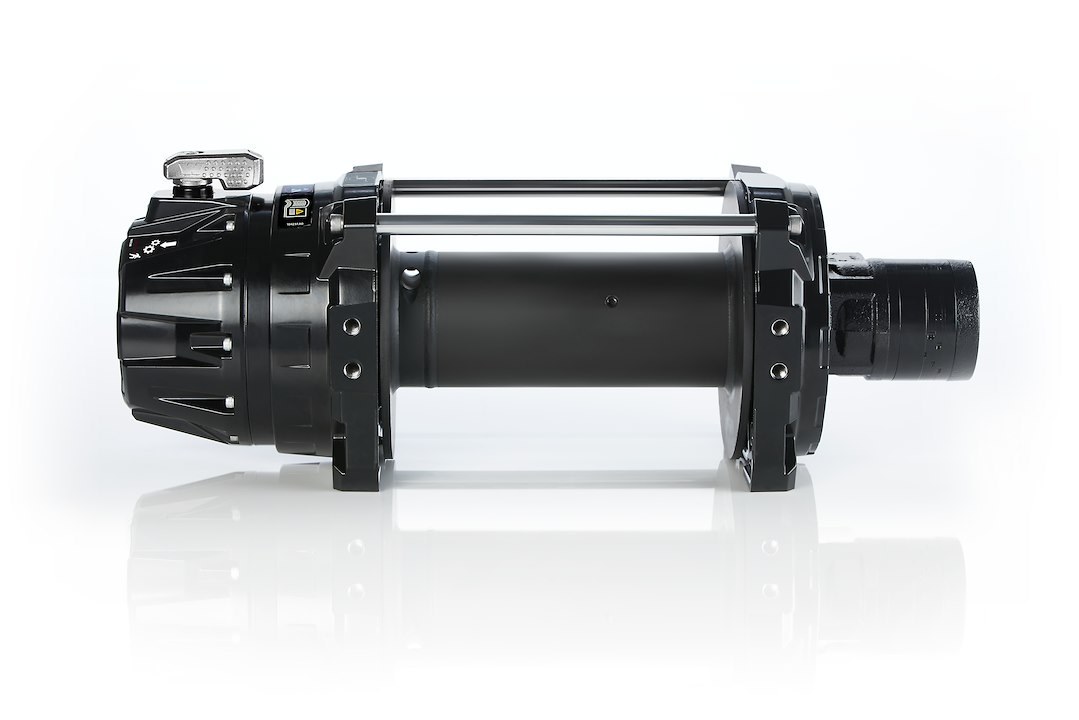 WARN Industries Winch, Series G2, Hydraulic, 6.0 Ci Motor, Without Rope, Anti-Clockwise, 10 Inch Wire Drum, Manual Clutch – 105660