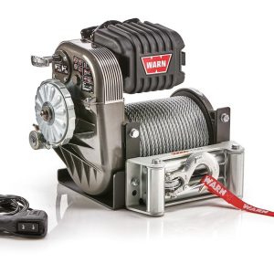 WARN Industries Winch, M8274 Series, Vehicle Mounted, Vehicle Recovery Winch, 10000 Pound Line Pull Capacity – 106170