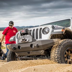WARN Industries Winch, Vehicle Mounted, 6 Horsepower Motor, 10000 Pound Pull Capacity, 150 Foot Synthetic Rope – 106175