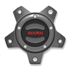 WARN Industries Wheel Center Cap, 5 X 127 Millimeter/ 5 X 5.00 Inch Bolt Pattern, Closed Style, Gun Metal, Bolt on, Single – 106684