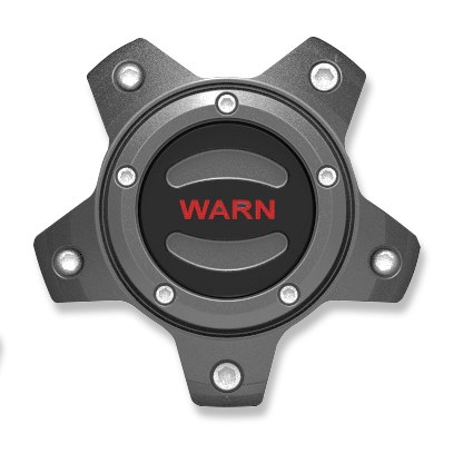 WARN Industries Wheel Center Cap, 5 X 127 Millimeter/ 5 X 5.00 Inch Bolt Pattern, Closed Style, Gun Metal, Bolt on, Single – 106684