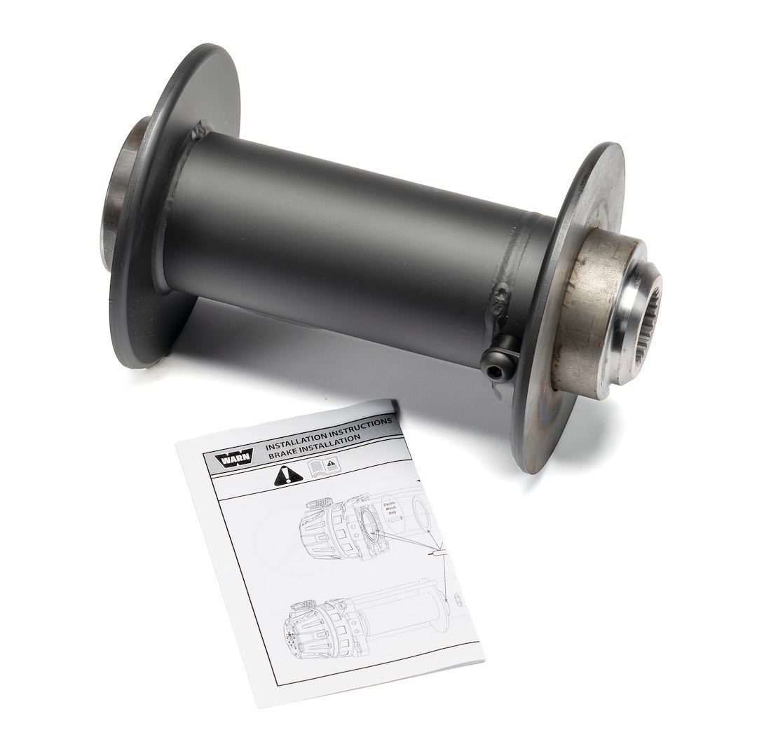 WARN Industries Winch Cable Drum, For Warn Winches, Black – 107068