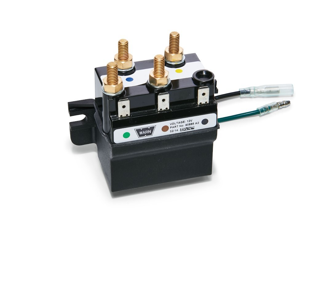 WARN Industries Winch Contactor, For Use on Vrx/ Provantage and Vantage 4000/ 4000-S Winch, 4-POST – 107568