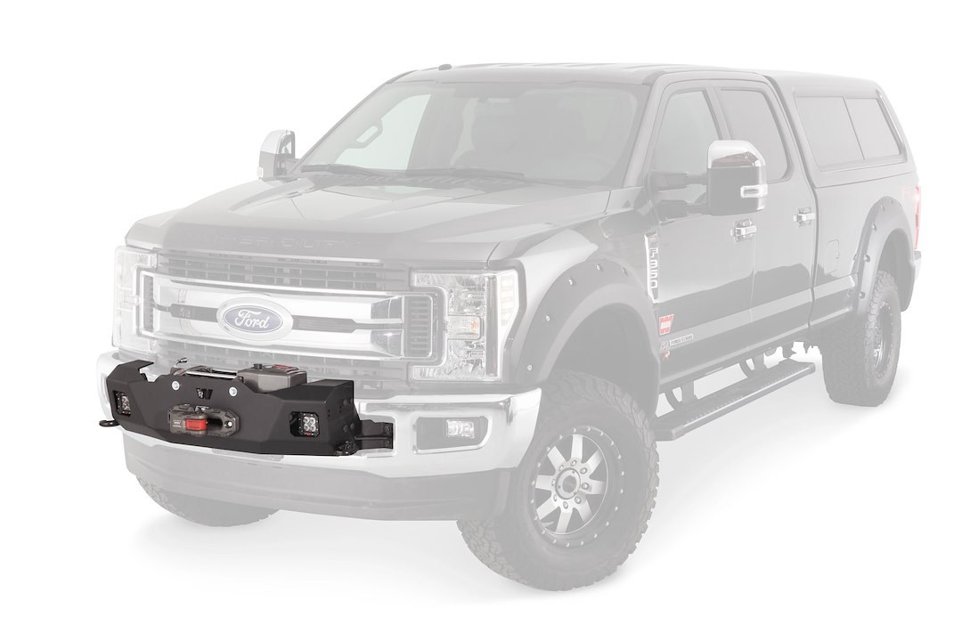 WARN Industries Winch Mount, For Warn Series Industrial Winches, Requires Warn Winch Mount Installation Kit – 107652