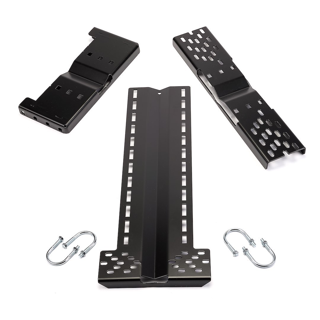WARN Industries Snow Plow Mount Hardware, Replacement Mounting Brackets for Warn Universal Plow – 107913
