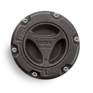 WARN Industries Locking Hub, Manual, 3 Piece Design, 35 Spline, 6 Bolt Count, Gray, Stainless Steel Hardware, Set of 2 – 108325