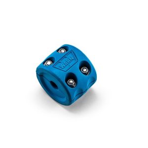 WARN Industries Winch Cable Stop, Up to 1/2 Inch Cable Diameter, Split Design, Blue, Rubber – 108793