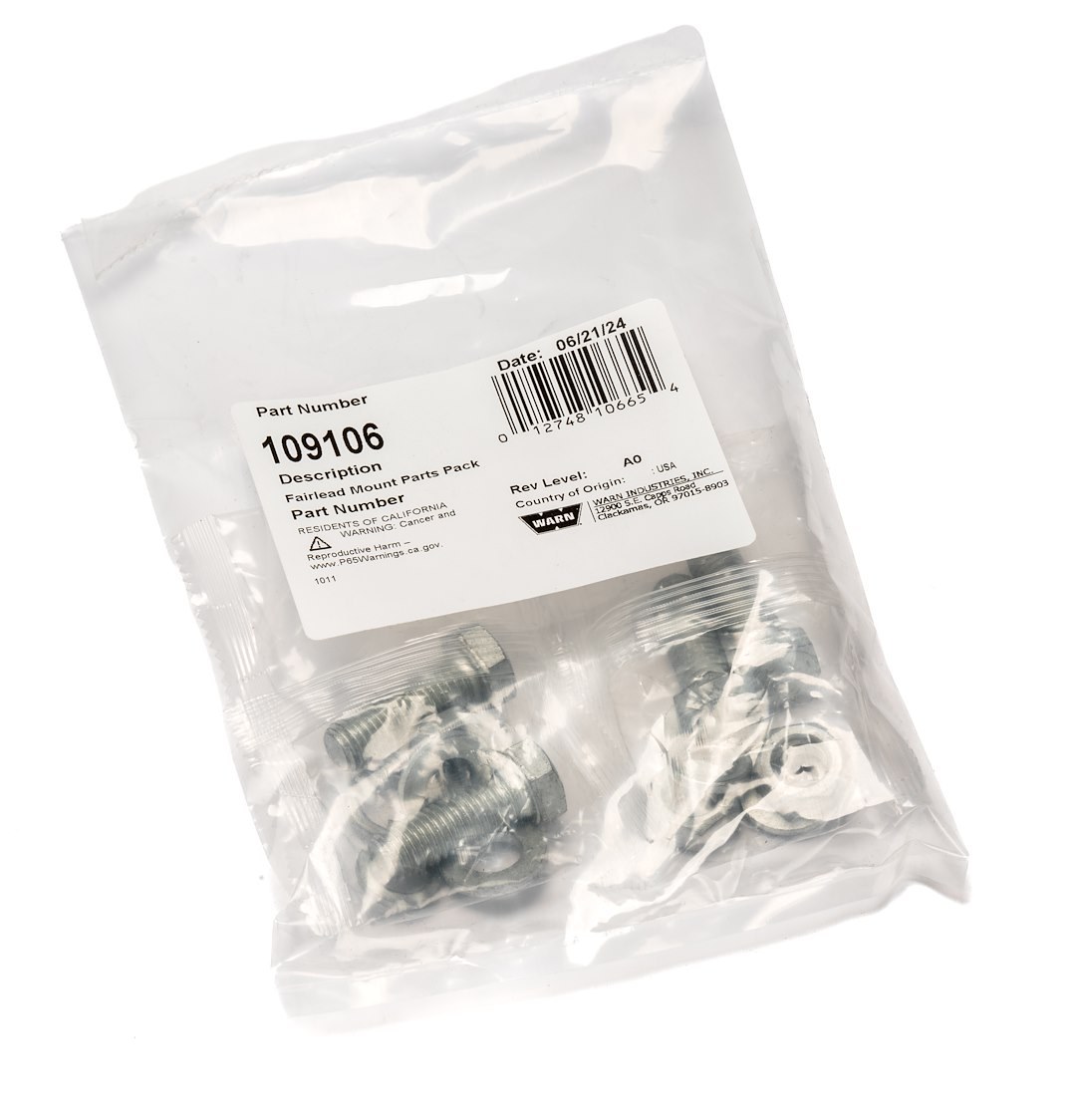 WARN Industries Winch-Service Parts, Fairlead Fastener Kit for Vr Evo – 109106