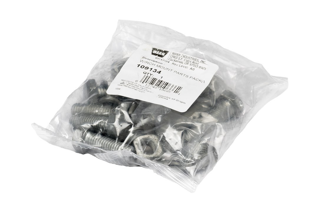 WARN Industries Winch-Service Parts, Winch Mount Fastener Kit for Vr Evo – 109134