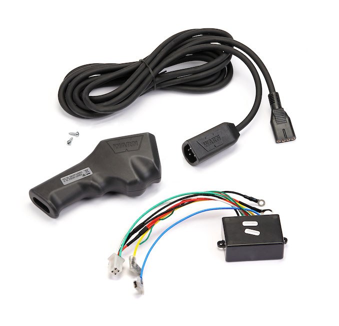 WARN Industries Winch Remote Control System, Replacement for Warn Vr Evo Winches, Wired/ Wireless Module – 109470