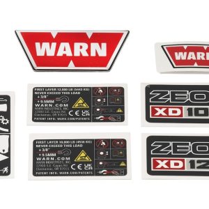WARN Industries Winch Label, For Warn Zeon Winch – 109729