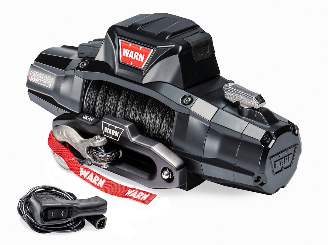 WARN Industries Winch, Zeon® Xd 14-S, Vehicle Mounted, Vehicle Recovery Winch, 12 Volt Electric, 14000 Pound Line Pull Capacity – 110014