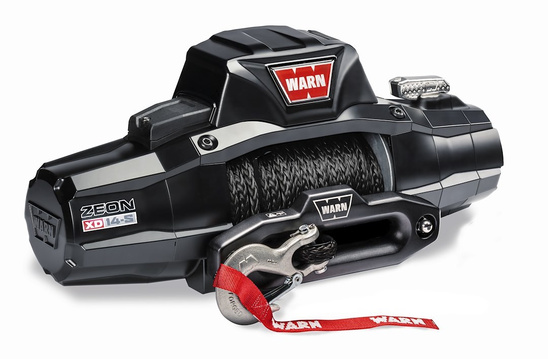 WARN Industries Winch, Zeon® Xd 14-S, Vehicle Mounted, Vehicle Recovery Winch, 12 Volt Electric, 14000 Pound Line Pull Capacity – 110014