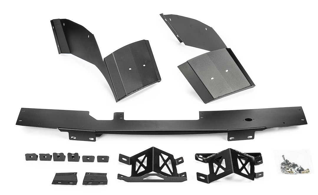 WARN Industries Bumper Filler Panel, Hidden, Skirting Kit for Hidden Winch Mounts, For Use with 107168 Winch Mount, Black – 110942