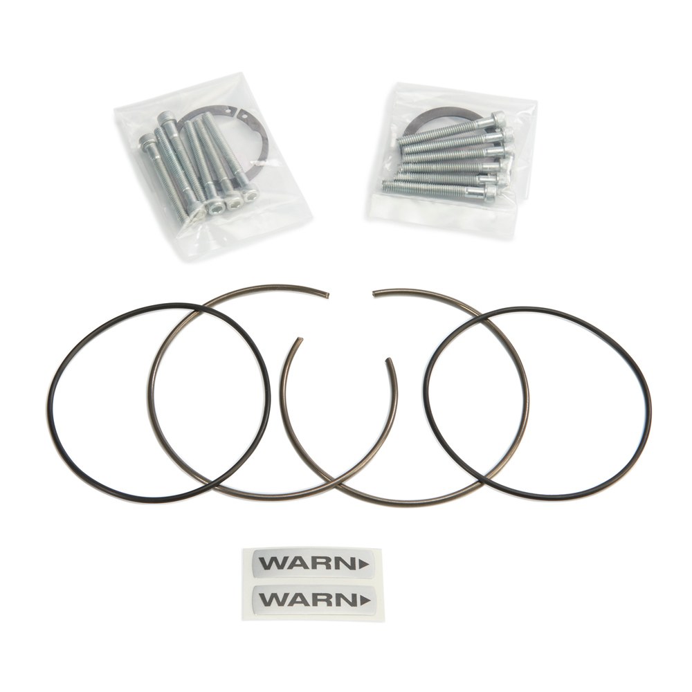 WARN Industries Locking Hub Service Kit, Services Standard Hub Part #9790, With Snap Rings, Gaskets, Retaining Bolts and O-Rings – 11967