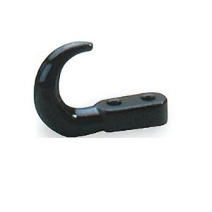 WARN Industries Tow Hook, Functional/ 8000 Pound Capacity, Universal, Black, Frame Mount, Single, With Hardware – 13230